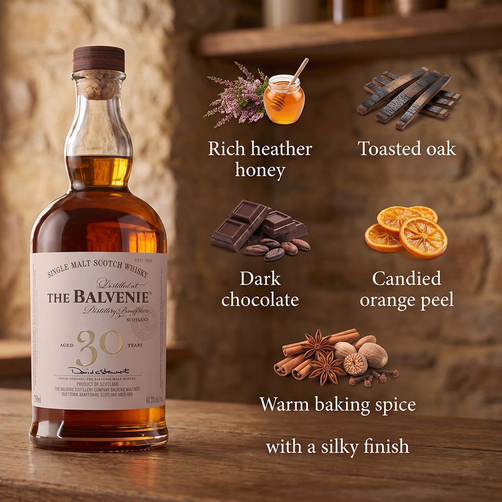 The Balvenie 30 Year Single Malt Scotch Whisky 