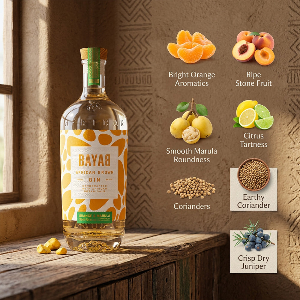 Bayab African Orange & Marula Gin 