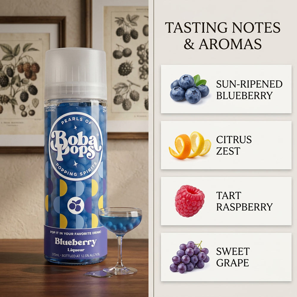 Boba Pops Blueberry Liqueur