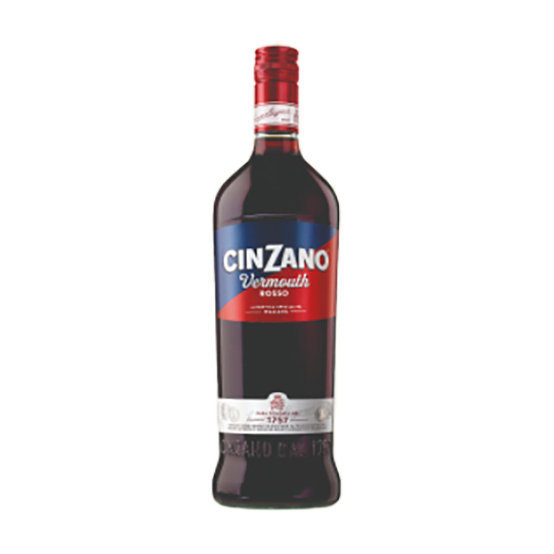 Cinzano Vermouth Rosso bottle on a white background