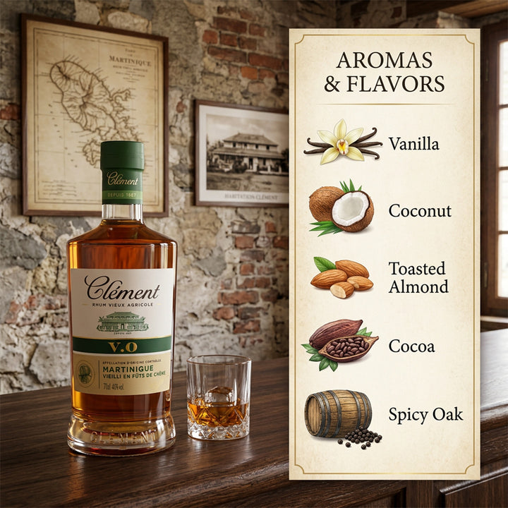 Rhum Clement V.O. Rhum Agricole Vieux 