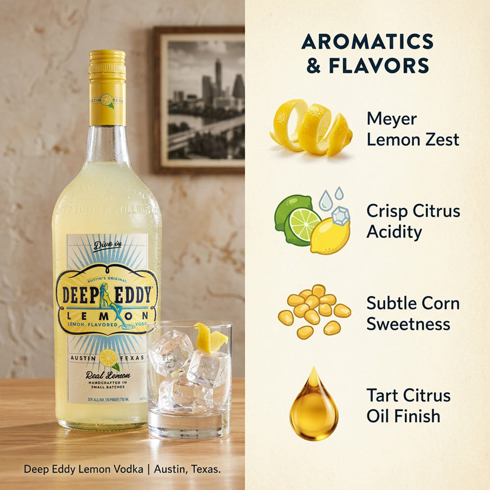 Deep Eddy Lemon Vodka Flavor