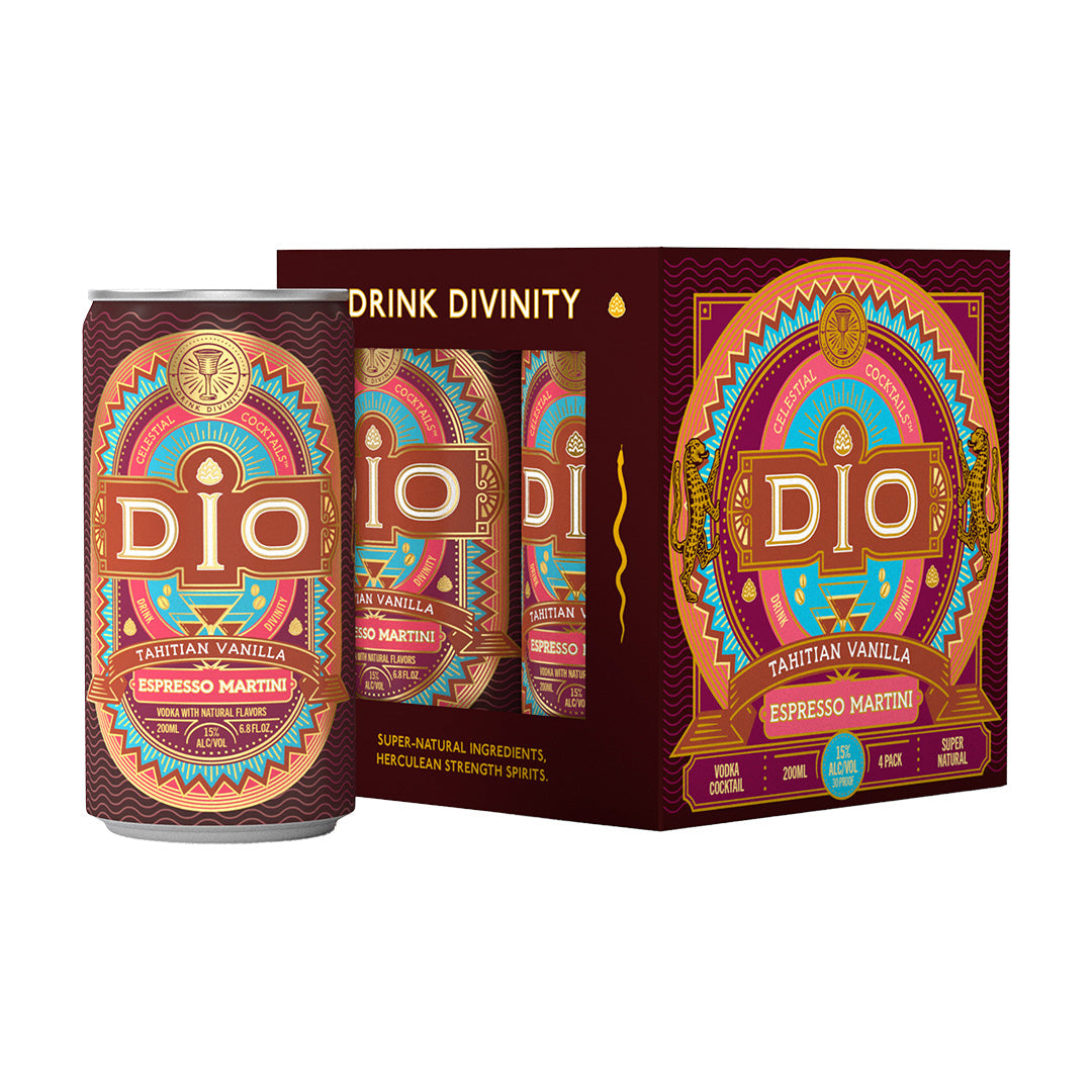 Dio - Tahitian Vanilla Espresso Martini Cocktail 4x200ml cans