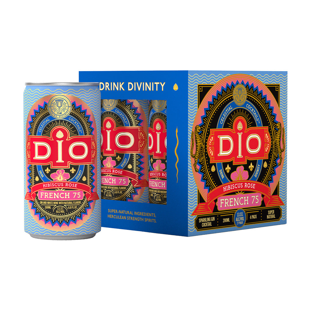 Dio - Hibiscus Rose French 75 Cocktail  4x200ml cans