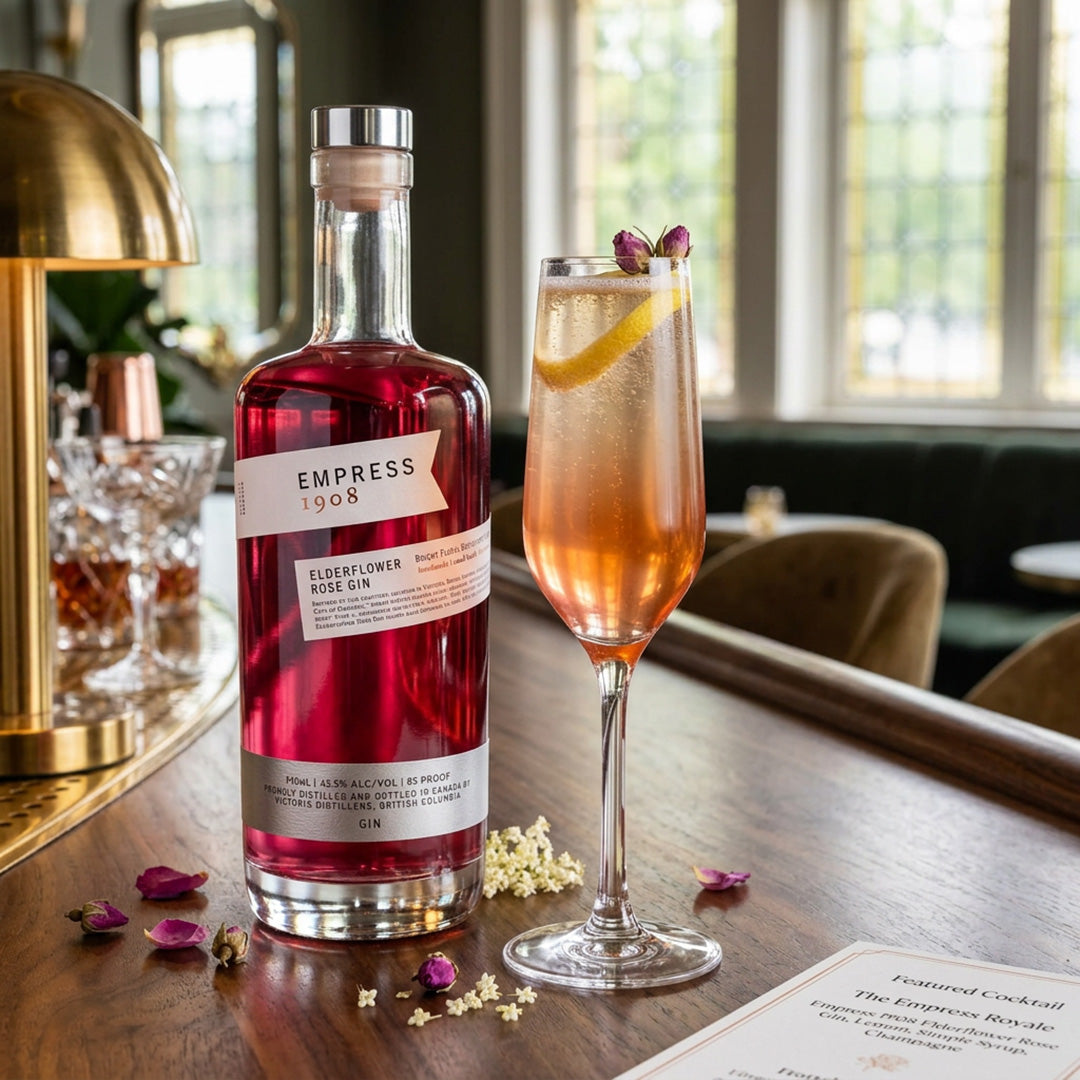 Empress 1908 Elderflower Rose Gin 