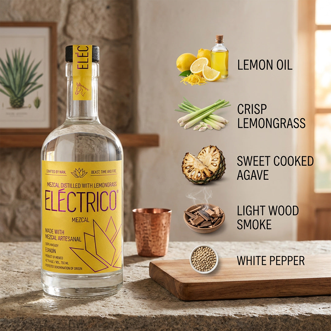 Electrico Espadín Distilled with Lemongrass Mezcal