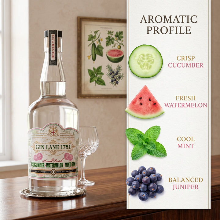Gin Lane 1751 Cucumber Watermelon Mint Gin 