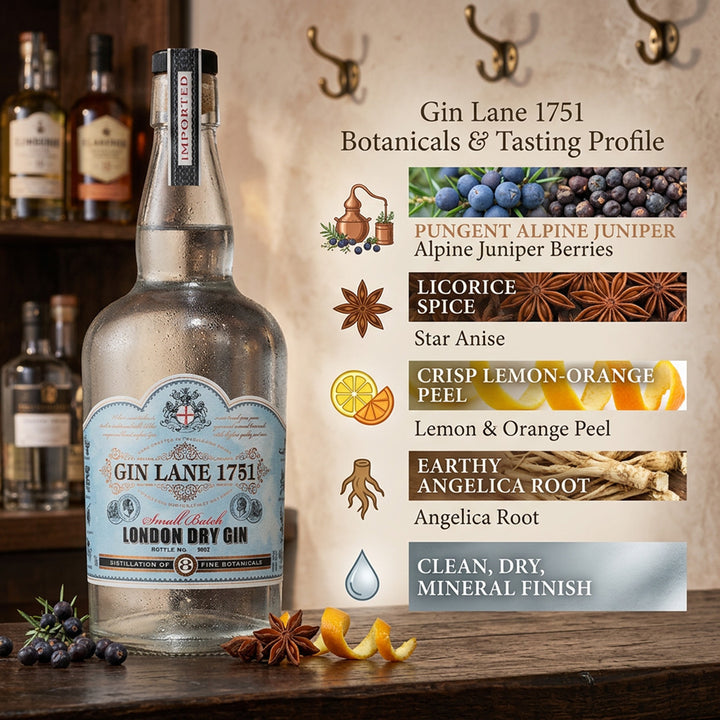 Gin Lane 1751 London Dry Gin aromatics