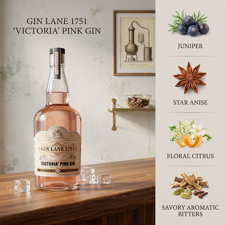 Gin Lane 1751 Victoria Pink Gin 