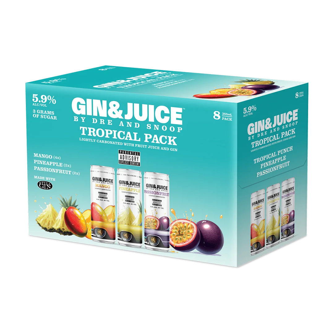 Gin & Juice Tropical Variety Pack 8-Pack 