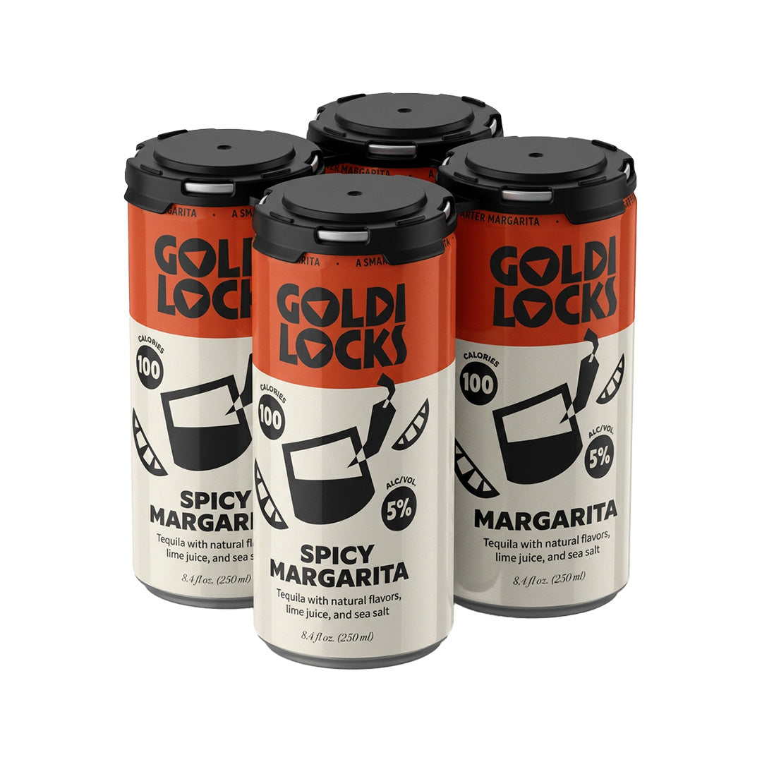Goldilocks Spicy Margarita 4-Pack Cans 