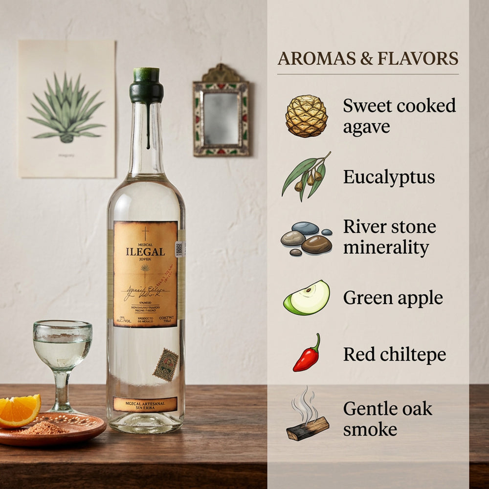 Ilegal Joven Mezcal aromotics