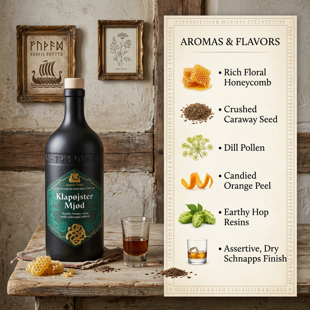 Dansk Mjod Klapojster Mead 