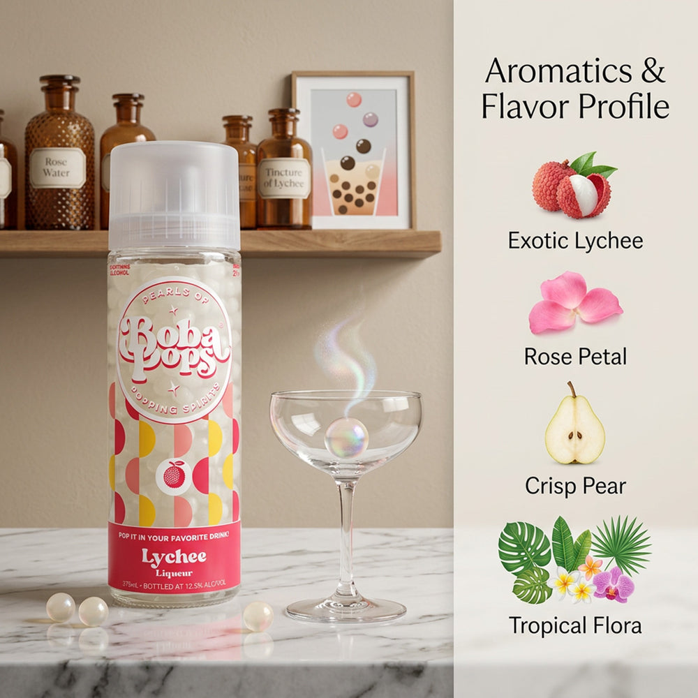 Boba Pops Lychee Liqueur
