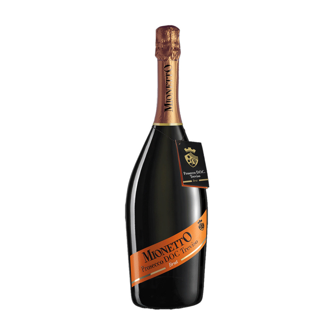 Mionetto Prosecco DOC Brut magnum bottle on a white background