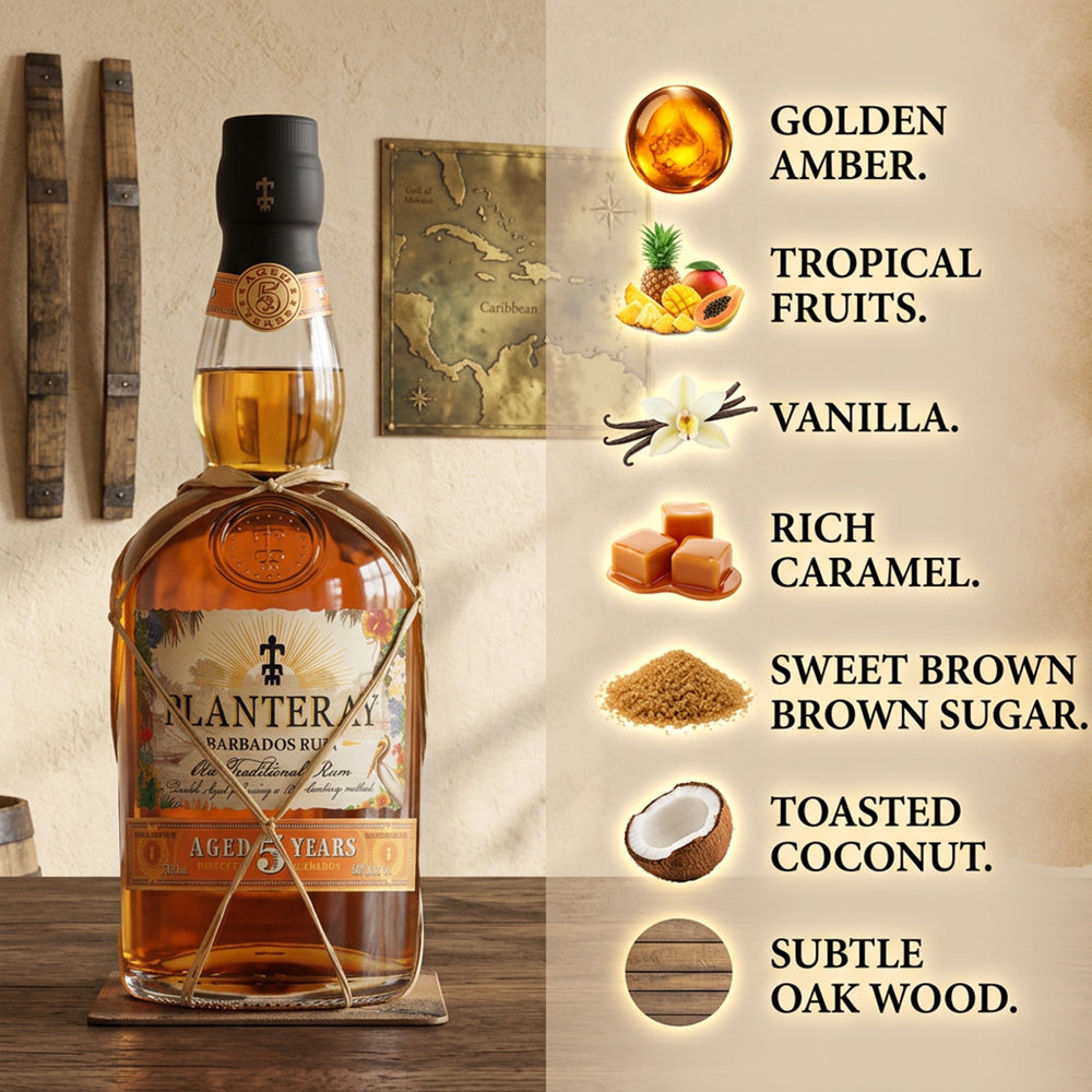 Planteray 5 Year Old Barbados Rum 