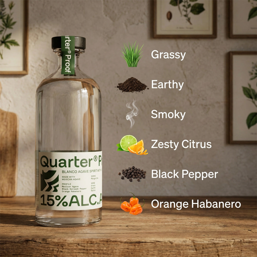 Quarter Proof - Blanco Agave Spirit 15% abv 700ml