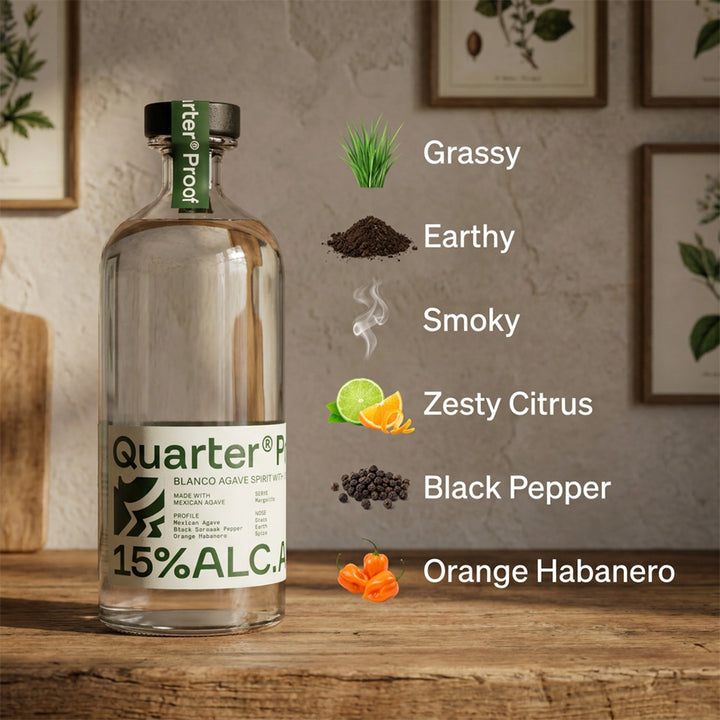 Quarter Proof - Blanco Agave Spirit 15% abv 700ml