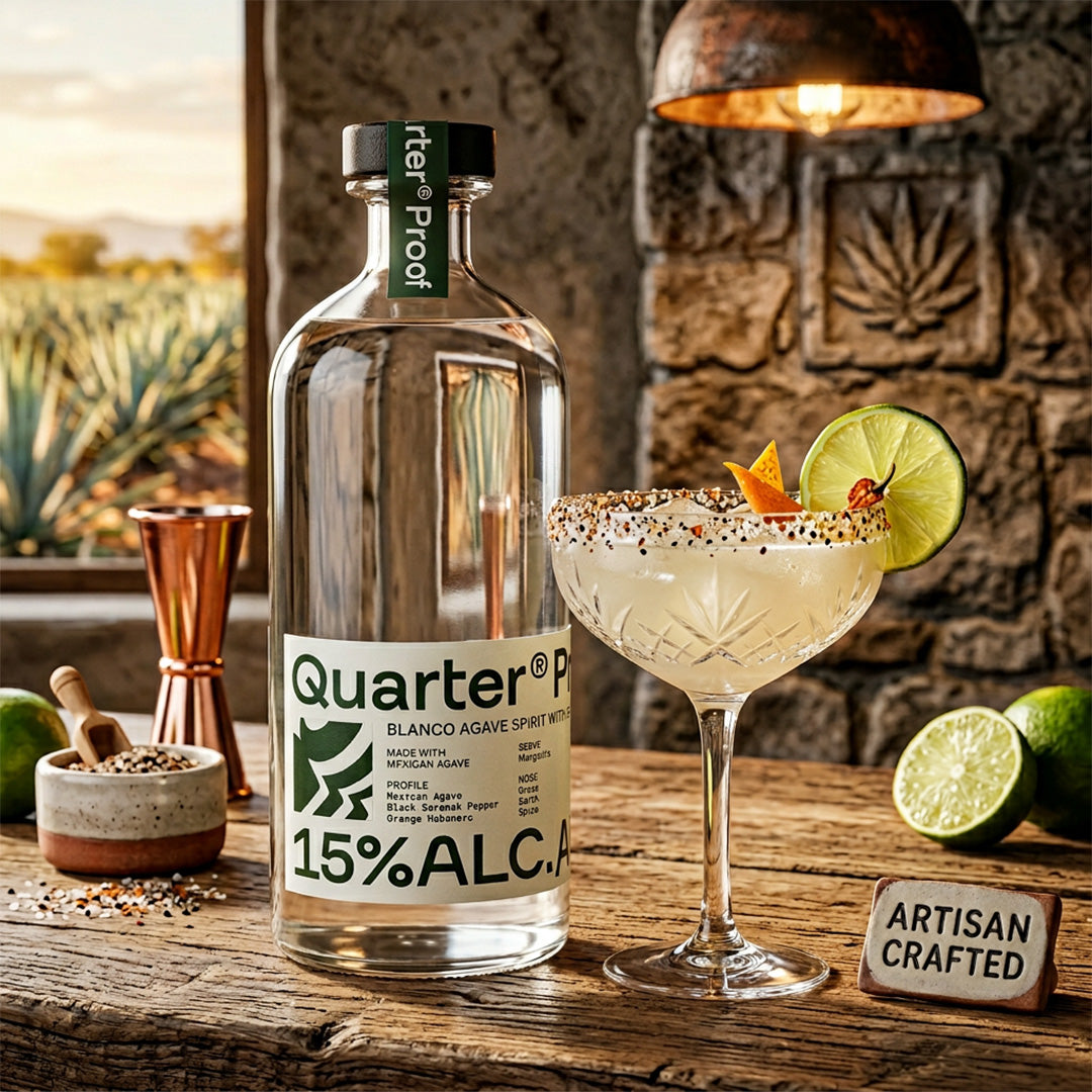 Quarter Proof - Blanco Agave Spirit 15% abv 700ml