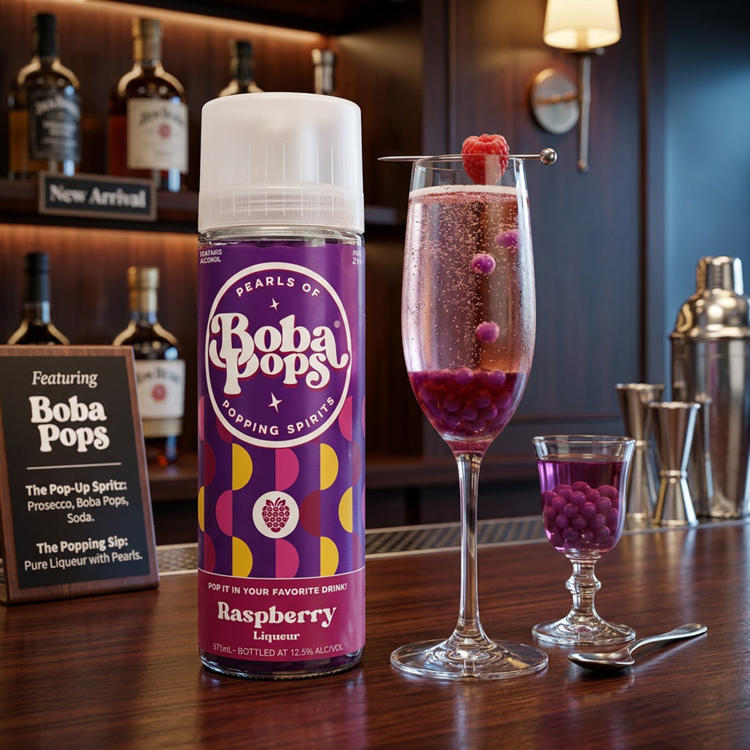Boba Pops Raspberry Liqueur