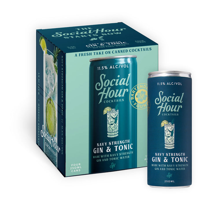 Social Hour - Navy Strength Gin And Tonic Cocktail