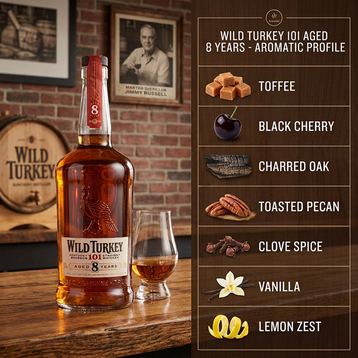 Wild Turkey 8 Year 101 Proof Bourbon  Aromatics