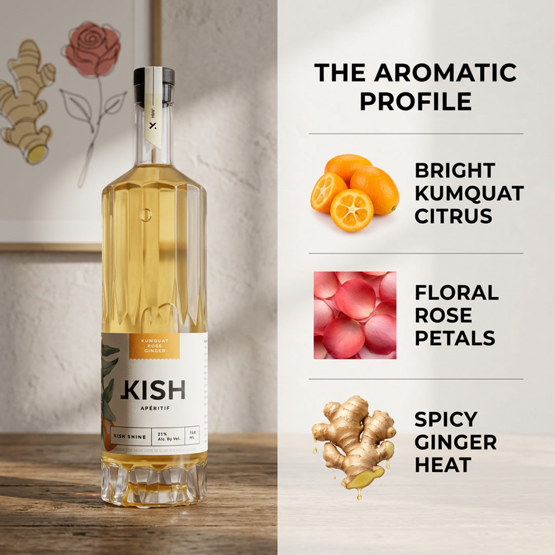 Yobo Kish Kumquat Rose Ginger Aperitif 