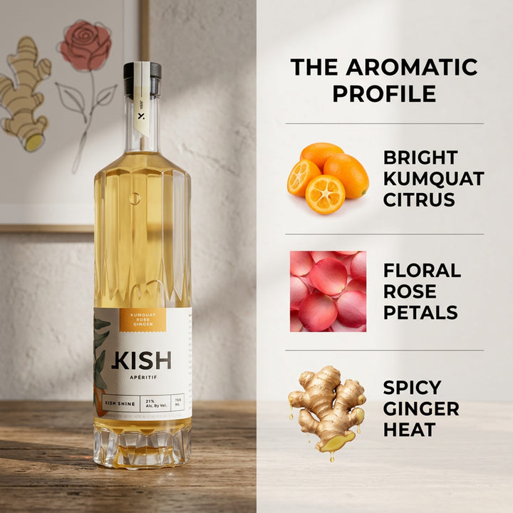Yobo Kish Kumquat Rose Ginger Aperitif 
