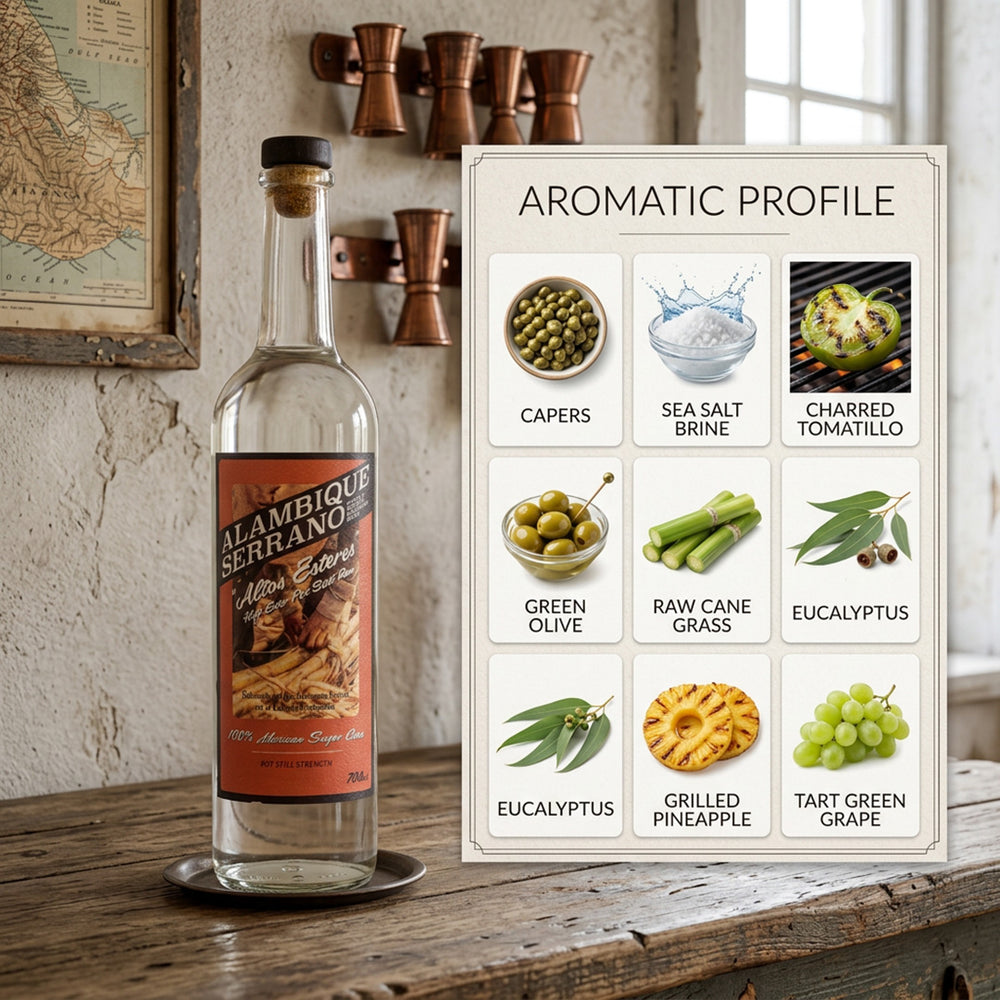 Alambique Serrano Altos Esteres Rum