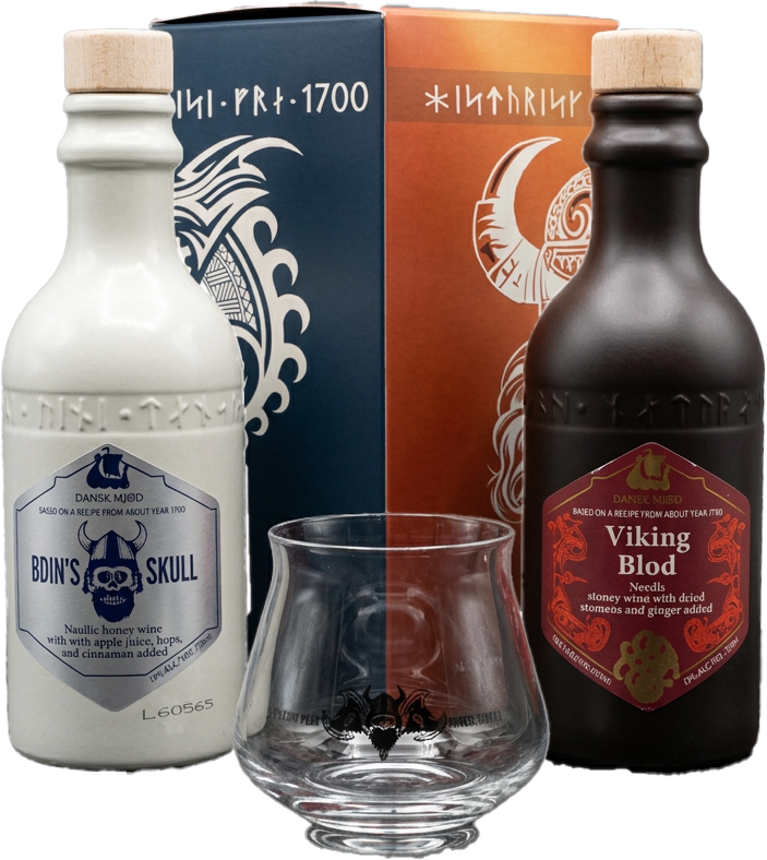 Dansk Mjod - Mead Gift Set with Teku Glass